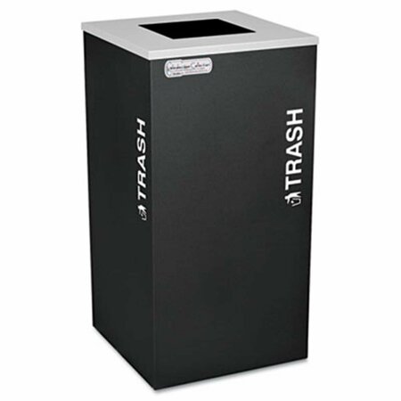 EX-CELL KAISER Kaleidoscope Collection Recycling Receptacle  24 gal  Black EX31285